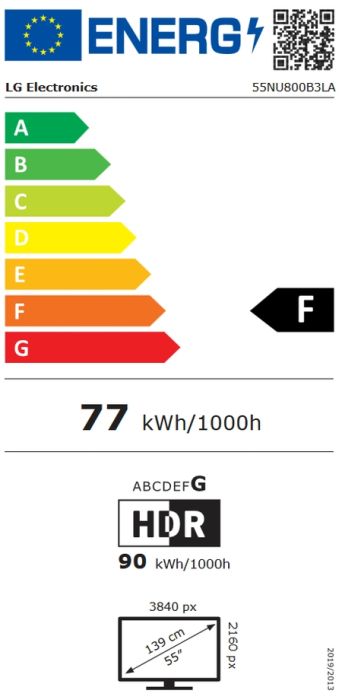 Телевизор LG 55NU800B3LA, 55" 4K HDR UHD, 3840x2160, DVB-T2/C/S2, AI Alpha 7, HDR 10, webOS 26, ThinQ AI, VRR, ALLM, HGiG, WiFi, Clear Voice, 4K Super Upscaling, Bluetooth 5.3, Hdmi e-ARC, CI, LAN, AirPlay2, AI Sound Pro, Google Cast, 2 Pole stand, Black