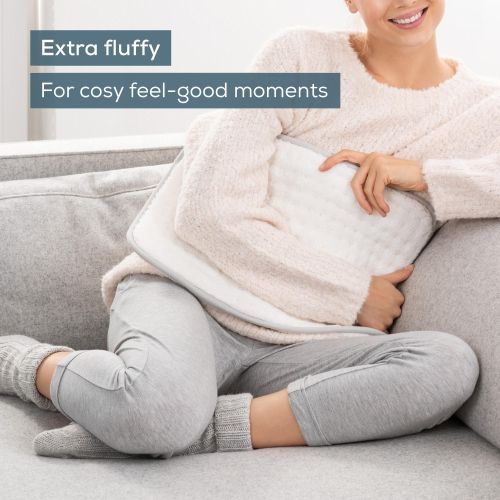 Термоподложка Beurer HK 43 Super Cosy heat pad with super soft surface;3 Illuminated temperature settings;Fast heating;Automatic switch off after 90 min;Cotton cover washable on 30°; BSS; 44(L)x33(W)
