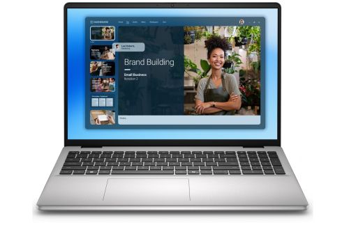Лаптоп Dell 16 DC16251, Intel Core 7 150U (10 cores, up to 5.4 GHz), 16.0" FHD+(1920x1200) AG, 300nits, 16GB, 2x8GB, DDR5, 5200 MT/s, 1TB M.2 PCIe, NVIDIA MX570A with 2GB GDDR6, Cam, FPR, Wi-Fi 6E, Backlit Kb, Win 11 Pro, Silver, Aluminium 3Y PS