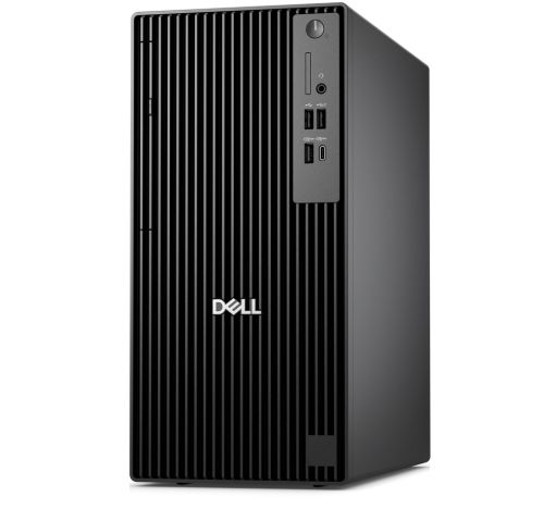 Настолен компютър Dell Pro Tower Plus QBT1250, Intel Core Ultra 7 265 (13 TOPS NPU, 20 cores, up to 5.3GHz), 16GB: 1 x 16GB, DDR5, up to 5600 MT/s, 512GB SSD, Integrated Graphics, 8x DVD+/-RW, Keyboard&Mouse, 260W, Ubuntu, 3Y PS