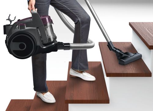 Прахосмукачка Bosch BGC05AAA1, Vacuum Cleaner, 700 W, Bagless type, 1.5 L, 78 dB(A), Energy efficiency class A, purple/stone gray