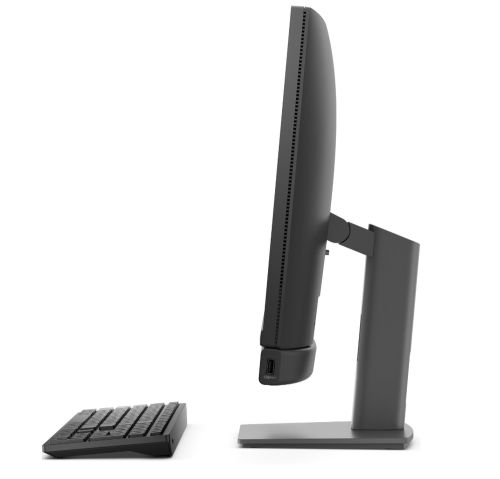 Настолен компютър - всичко в едно Dell Pro 24 All-in-One QC24251, Intel Core Ultra 5 235T (2.20 GHz, 24 MB), 23.8" FHD 1920x1080 100 Hz IPS AG, 1x16 GB DDR5 up to 5600 MT/s, 512GB SSD, Intel Graphics, Height Adjustable Stand, FHD HDR Cam, WiFi 6E+BT, Wire