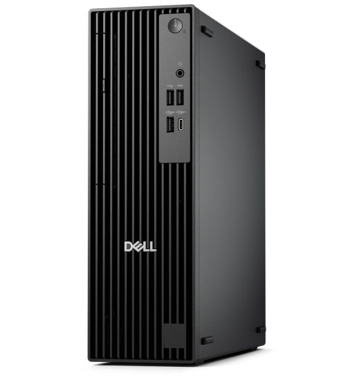 Настолен компютър Dell Pro Slim QCS1250, Intel Core Ultra 5 235 (13 TOPS NPU, 14 cores, up to 5.0GHz), 1x 8GB, DDR5, up to 5600 MT/s, 512GB SSD, Integrated Graphics, Keyboard&Mouse, 180W, Ubuntu, 3Y PS