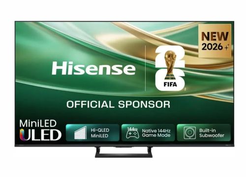 Телевизор Hisense 50" E8S, 4K Ultra HD 3840x2160, ULED, Quantum Dot,144 Hz,HDR 10+, HLG, Dolby Vision, DTS Virtual X, Smart TV, WiFi, Light Sensor, BT, Anyview Cast, 4xHDMI, 2xUSB, LAN, CI+, DVB-T2/C/S2, Singale Stand, Black