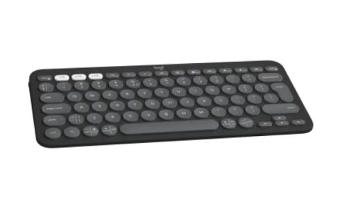 Клавиатура Logitech Pebble Keys 2 K380s - TONAL GRAPHITE - US INT'L - BT - N/A - INTNL-973 - UNIVERSAL