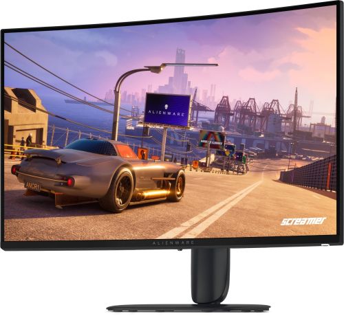 Монитор Dell Alienware AW3226DM, 31.5" Curved VA AG, WQHD 2560x1440, 95% DCI-P3, AMD FreeSync Premium, 240Hz, 1 ms GTG, 3000:1, 400 cd/m2, HDR, VRR, HDMI, DP, USB Hub, USB-C, PIP, PBP, Height Adjustable,Tilt, Black
