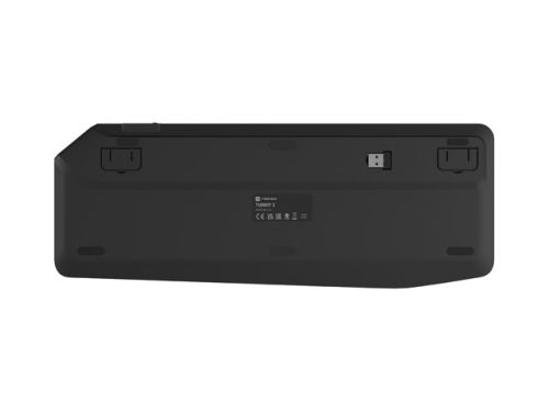 Клавиатура Natec Turbot 2 Keyboard, US, Wireless, BT, 2.4GHz, X-Scissors with Touchpad for Smart TV, Black-Gray