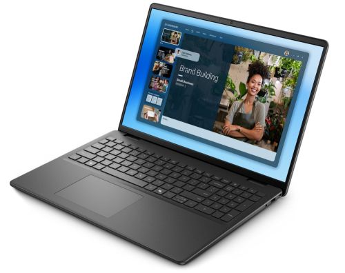 Лаптоп Dell 16 DC16250, Intel Core 5 120U (10 cores, up to 5.0 GHz), 16.0" FHD+(1920x1200) AG, 300nits, 16GB, 2x8GB, DDR5, 5200 MT/s, 1TB M.2 PCIe, Intel Graphics, Cam, FPR, Wi-Fi 6, Backlit Kb, Win 11 Pro, Carbon Black, 3Y BO