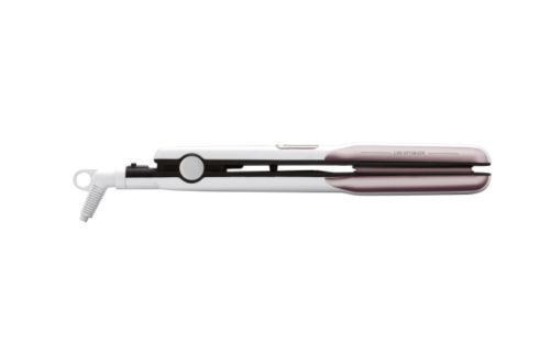 Преса Rowenta SF7660F0 Liss & Curls Premium Care, cashemere keratin coating, ionic function, liss optimizer (silicon strip), LCD screen, 2 settings (130-200C), fast heat up (30'), auto-off (60"), lock system, floating plates