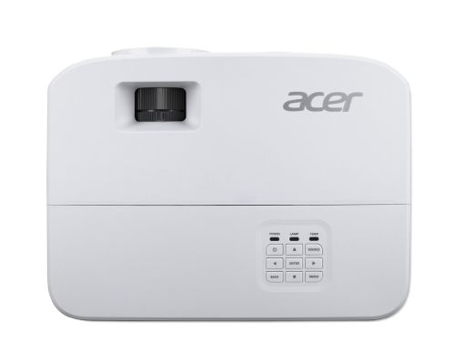 Мултимедиен проектор Acer Projector X1526, DLP, FHD (1920x1080), 4000 ANSI Lumens, 13 000:1, 1.1x, 3D ready, HDMI 1.4x2, DC Out (5V/1.5A, USB-A), USB (Type A), RCA, RS232, PC Audio, Auto keystone, Speaker 3W, 2.4kg, 2Y, White
