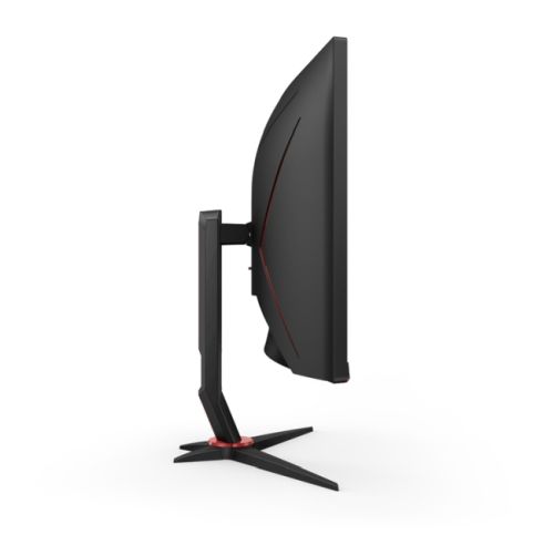 Монитор AOC CU34G2XP/BK, 34" Curved 1500R VA, WLED, 3440x1440@180Hz, 1ms GtG, 1ms MPRT, 430 cd/m2, 4000:1, 80M:1 DCR, Tilt, Height Adjust, Swivel, 2xHDMI, 2xDP, USB hub
