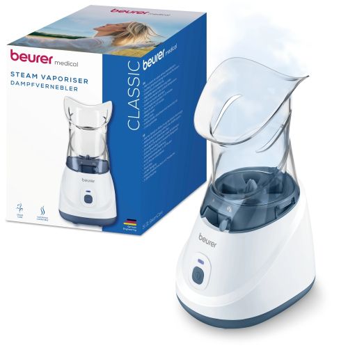 Парен изпарител Beurer SI 31 Steam vaporizer, LED indicator; Quiet operation; Steam regulation; Ready to use in 3- 5 min; Saline solution and essential oils
