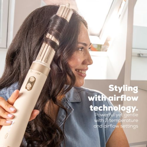 Електрическа четка за коса Beurer HT 100 Multistyler, Airstyler 5-in-1, Ceramic-tourmaline coating; Quiet up to 75 dB ; x 3 blower & temperature settings; storage bag & heat protection glove