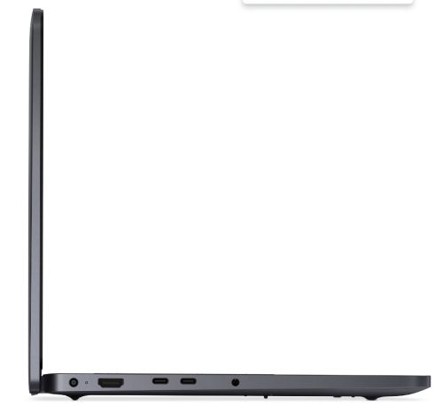 Лаптоп Dell Pro 14 PC14250, Intel Core Ultra 7 255U (12 TOPS NPU, 12 cores, up to 5.2 GHz), 14" FHD+(1920x1200) IPS, 300nits AG, 16 GB: 1 x 16 GB, DDR5, 5600 MT/s, 1 TB SSD, Intel graphics, FHD HDR IR Cam and Mic, Wi-Fi 6E, FPR, Backlit Kb, Win 11 pro, Pl