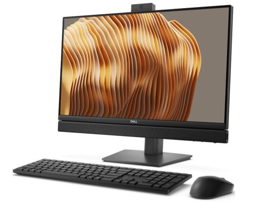 Настолен компютър - всичко в едно Dell Pro 24 All-in-One QC24251, Intel Core Ultra 5 235T (2.20GHz, 24MB), 23.8" FHD 1920x1080 100 Hz IPS AG, 1x16 GB DDR5 up to 5600 MT/s, 512GB SSD, Integrated Graphics, Height Adjustable Stand, FHD HDR Cam, WiFi 6E+BT, K