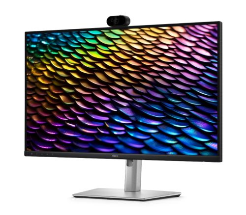 Монитор Dell P2726DEB, 27" Conferencing Monitor, IPS Anti-Glare, 5ms, 100 Hz, 1500:1, 350 cd/m2, QHD 2560x1440, 99% sRGB, HDMI, Display Port, USB-C Hub, RJ45, Webcam, KVM Switch, PD 90W, Speakers, Height Adjustable, Pivot, Swivel, Tilt, Black