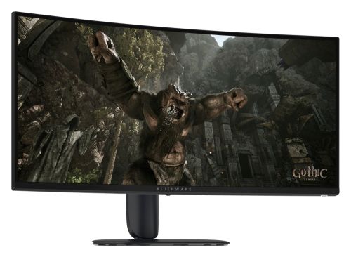 Монитор Dell Alienware AW3426DWM, 34.5", 21:9, Curved VA AG, UW-QHD 3440x1440, 95% DCI-P3, AMD FreeSync Premium, 240Hz, 1 ms GTG, 3000:1, 400 cd/m2, HDR, VRR, HDMI, DP, USB Hub,  USB-C, PIP, PBP, Height Adjustable,Pivot, Tilt, Black