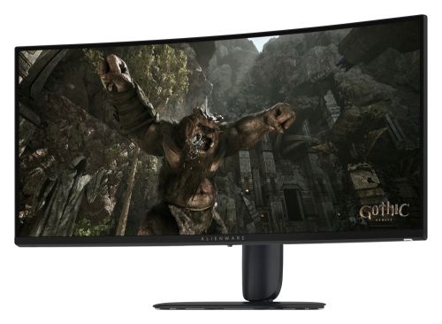 Монитор Dell Alienware AW3426DWM, 34.5", 21:9, Curved VA AG, UW-QHD 3440x1440, 95% DCI-P3, AMD FreeSync Premium, 240Hz, 1 ms GTG, 3000:1, 400 cd/m2, HDR, VRR, HDMI, DP, USB Hub,  USB-C, PIP, PBP, Height Adjustable,Pivot, Tilt, Black