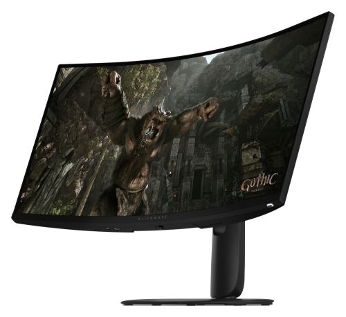 Монитор Dell Alienware AW3426DWM, 34.5", 21:9, Curved VA AG, UW-QHD 3440x1440, 95% DCI-P3, AMD FreeSync Premium, 240Hz, 1 ms GTG, 3000:1, 400 cd/m2, HDR, VRR, HDMI, DP, USB Hub,  USB-C, PIP, PBP, Height Adjustable,Pivot, Tilt, Black
