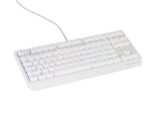 Клавиатура Genesis Gaming Keyboard Thor 230 TKL US RGB Mechanical Outemu Red White Hot Swap