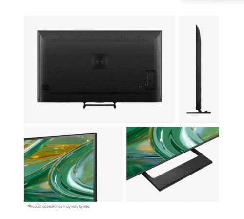 Телевизор Hisense 55" E8S, 4K Ultra HD 3840x2160, ULED, Quantum Dot,144 Hz,HDR 10+, HLG, Dolby Vision, DTS Virtual X, Smart TV, WiFi, Light Sensor, BT, Anyview Cast, 4xHDMI, 2xUSB, LAN, CI+, DVB-T2/C/S2, Singale Stand, Black