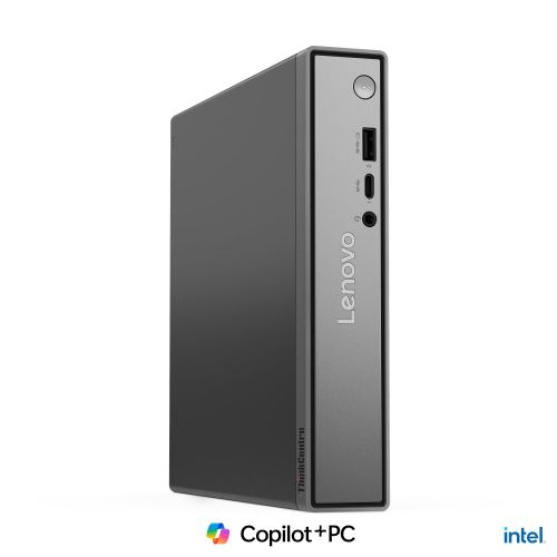 Настолен компютър Lenovo ThinkCentre neo 50q G6 Tiny Intel Core Ultra 5 226V, 8C (up to 4.5GHz, 8MB), 16GB LPDDR5X-8533, 512GB SSD, Integrated Arc Graphics, WLAN, BT, USB KB, Mouse, Speakers, DOS, 3Y Onsite