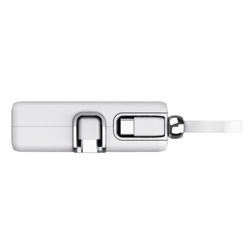 Външна батерия TRUST Pacto 5000 mAh Pocket Powerbank White