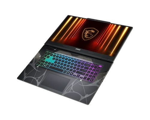 Лаптоп MSI Cyborg 17 B13WEKG, i5-13420H (8C/12T, up to 4.60GHz, 12 MB), GeForce RTX 5050 8GB GDDR7 440 AI TOPS, 17.3" FHD (1920x1080), 144Hz, IPS-Level, 16GB DDR5 5200MHz, 512GB PCIe Gen4x4 SSD, WiFi 6E, BT 5.3, 4 Zone RGB Kbd, NO OS, 55.2Whr, 2.5kg
