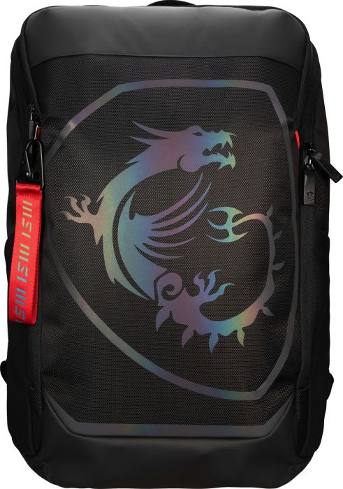 Раница MSI Titan Gaming Backpack, Water resistant  IPX-2, Padded mesh back panel, All laptop up to 18", 51 x 34 x 9cm