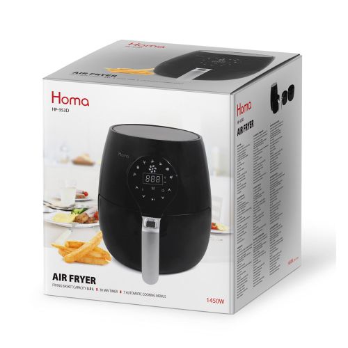 ФРИТЮРНИК С ГОРЕЩ ВЪЗДУХ AIRFRYER HOMA HF-353D   