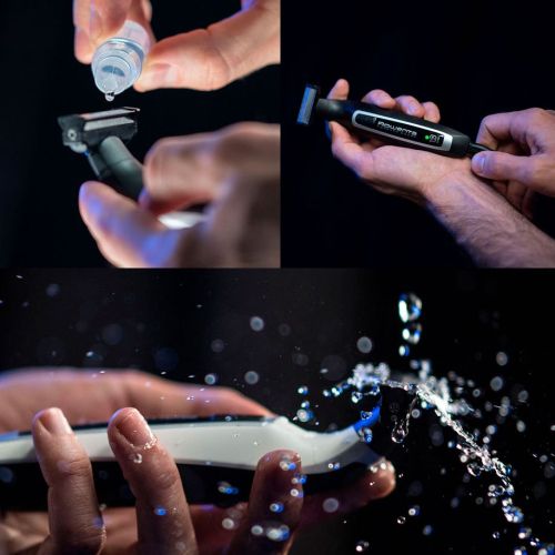 Тример Rowenta TN6000F5,  Hybrid Forever Sharp black, beard, waterproof 3-in-1, self-sharpening blades, 100% stainless steel, 120min autonomy, charging time 1h30min, 3 combs, cleaning brush & oil