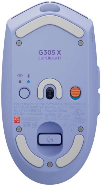 Мишка Logitech G305 X  Mouse, Superlight, LILAC-2.4GHZ-N/A-EER2-933-#933