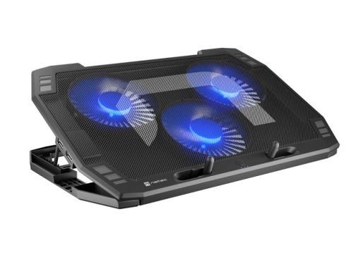 Стойка Natec Laptop Cooling Pad Oriole 15.6-17.3" 3 Fans, Led Light, 2 USB