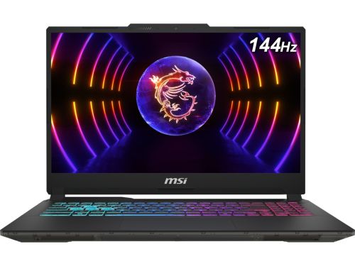 Лаптоп MSI Cyborg 15 A13UCK, i5-13420H (8C/12T, up to 4.60GHz, 12 MB), GeForce RTX 3050 4GB GDDR6, 15.6" FHD (1920x1080), 144Hz, IPS-Level, 16GB DDR5 5200MHz, 512GB PCIe Gen4x4 SSD, WiFi 6E, BT 5.3, 4 Zone RGB Kbd, NO OS, 53.5Whrs, 1.98 kg
