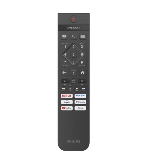 Телевизор Philips 40PQS6901/12, 40'' QLED, FHD (1920x1080), DVB-T/T2/T2-HD/C/S/S2, 60Hz, 3 sided Ambilight, Pixel Plus HD, WCG 90% DCI, HDR10, HLG, Titan 3.0 OS , 3*HDMI, 2*USB, WiFi 4, 12W RMS, Black