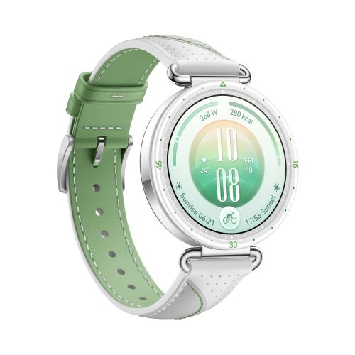 Часовник Huawei Watch GT 7  Konsu-B39LG White and Green Composite Leather + Huawei Freebuds SE 4 ANC, White