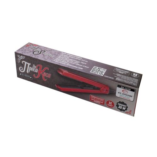 Мини преса за коса Elekom EK-122B, 180°C, 30W