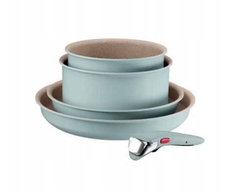 Комплект тигани и тенджери Tefal L8049502 Set 5Pcs Ing6 Harmony Eucal Fr