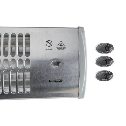 Печка кварцова Termomax TR12Q, 1200W, стенна, 2 тръби
