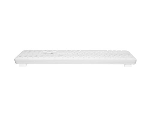 Клавиатура Natec Wireless Keyboard Tang US, BT+2.4GHz, Silent, Slim, White
