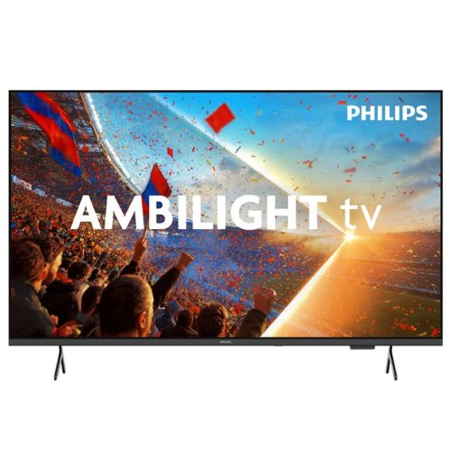 Телевизор Philips 50PUS8001/12, 50" 4K UHD LED, 3840x2160p, 60Hz, DVB-T/T2/T2-HD/C/S/S2, 3 sided Ambilight, CL+2.0, Perfect Pixel UHD, HDR10, HLG, Titan OS, Dolby Atmos, 3*HDMI, 2*USB, 802.11ac, BT 5.2, Easy Link 3.0, 20W RMS, Black
