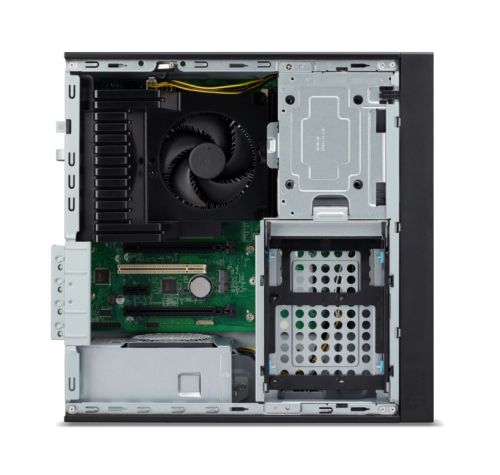 Настолен компютър Acer Veriton, VX4720GT Core i5- 14400 (up to 4.7GHz, 20MB), 1*16GB DDR5, 512GB SSD M.2, DVD+RW, Intel UHD Graphics, TPM 2.0, GLAN, 300W 80PLUS Bronze, KBD& Mouse USB, No OS, 3Y warranty + Acer Vero V247YGbmipx, 23.8''
