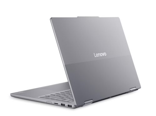 Лаптоп Lenovo ThinkBook 14 2-in-1 G6 Intel Core Ultra 5 325 (up to 4.5GHz, 12MB), 16GB DDR5-5600, 512GB SSD, 14" WUXGA (1920x1200) IPS, Glossy, Touch, Intel Graphics, FHD 1080p&IR Cam, Pen, WLAN, BT, Backlit KB, No FPR, 3 cell, DOS, 3Y Onsite