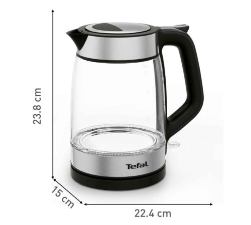 Електрическа кана Tefal KI605830 Ket Glass Ket 1.7L Blk Gamma Eu