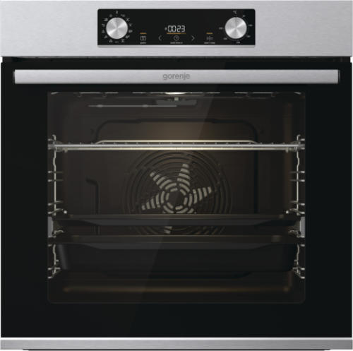 Фурна за вграждане Gorenje BOS6737E13X – 77 литра, AirFry, функция Пица, телескопични водачи, клас A
