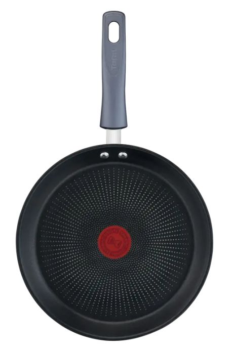 Тиган за палачинки Tefal Daily Cook G7313855 – 25 см, неръждаема стомана, Titanium 2X, Thermo-Spot