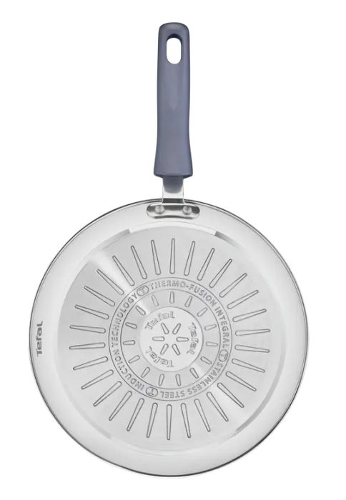 Тиган за палачинки Tefal Daily Cook G7313855 – 25 см, неръждаема стомана, Titanium 2X, Thermo-Spot