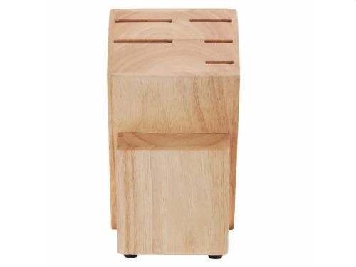 Комплект ножове Tefal K232S574 – дървен блок + 5 ножа от немска неръждаема стомана