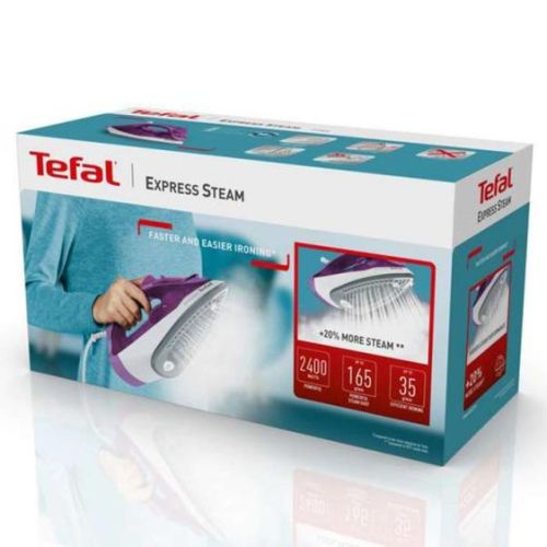 Ютия Tefal FV2836E0 Express Steam – 2400W, керамична плоча, 35 g/min пара, 165 g/min удар