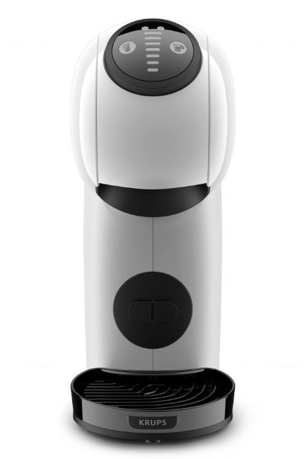 Кафемашина Krups KP243110 Genio S White – стил, персонализация и перфектно кафе всеки път